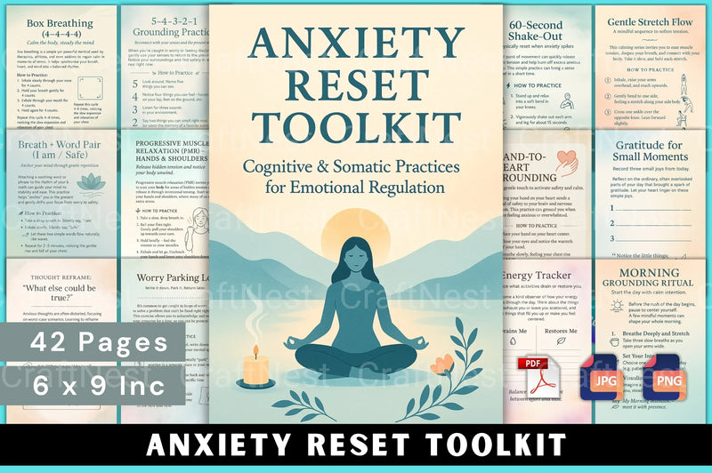 Anxiety Reset Toolkit - CraftNest - Digital Crafting and Art
