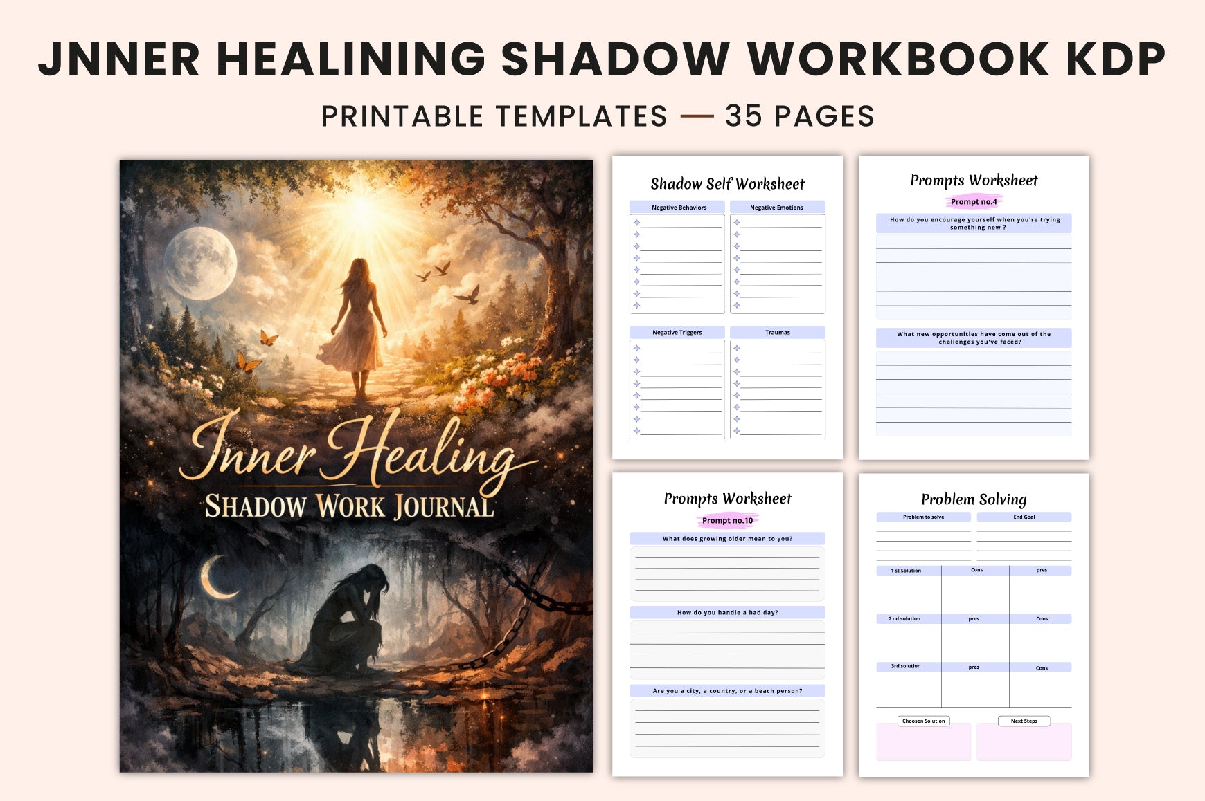 Inner Healing Shadow Work Journal