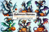 Halloween Dinosaur Clipart Bundle