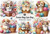 Easter Dog Clipart Bundle 1