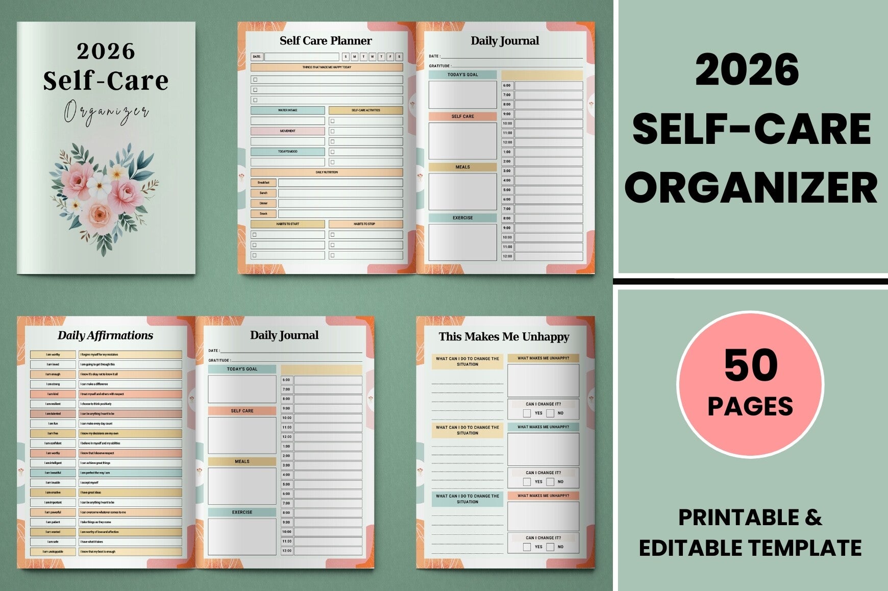 Self Care Planner