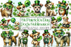 St Patrick's Day Dogs Clipart Bundle