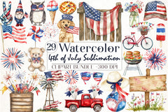 4th of July Clipart Bundle 15 - CraftNest - Digital Crafting and Art