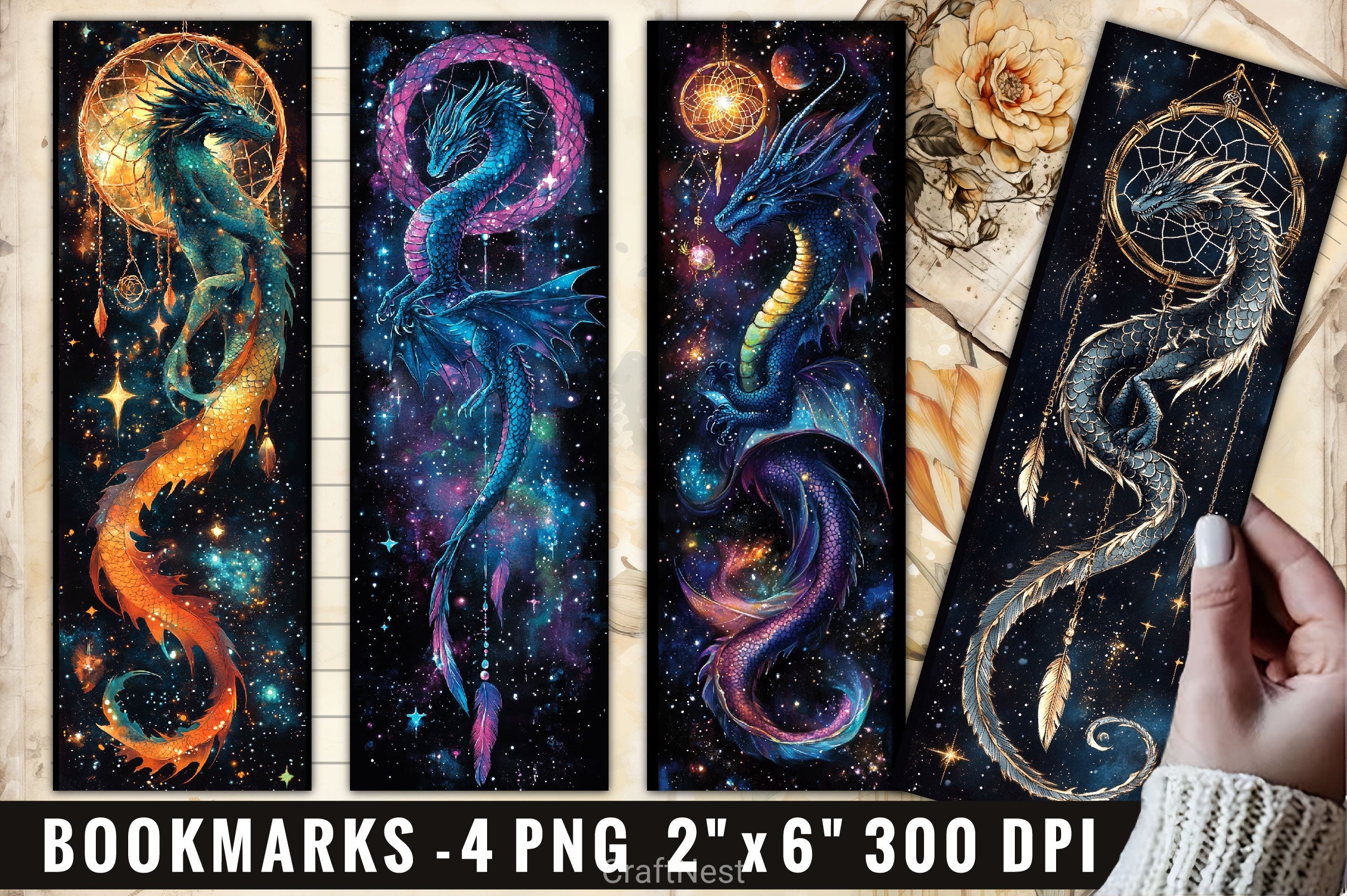 Dragons Mystic Dragon Clipart Bundle - CraftNest - Digital Crafting and Art