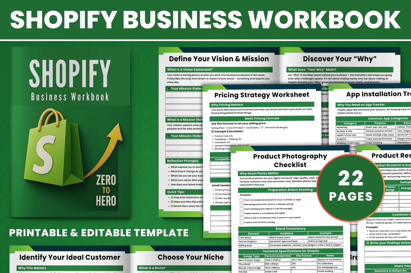 Shopify Business Workbook for Success
