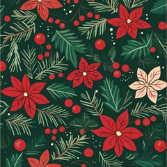 Red Green Christmas Patterns Clipart Bundle - CraftNest - Digital Crafting and Art