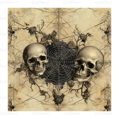 Halloween Damask Clipart Bundle - CraftNest - Digital Crafting and Art