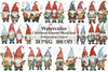 Christmas Gnome Musicians Clipart Bundle 1