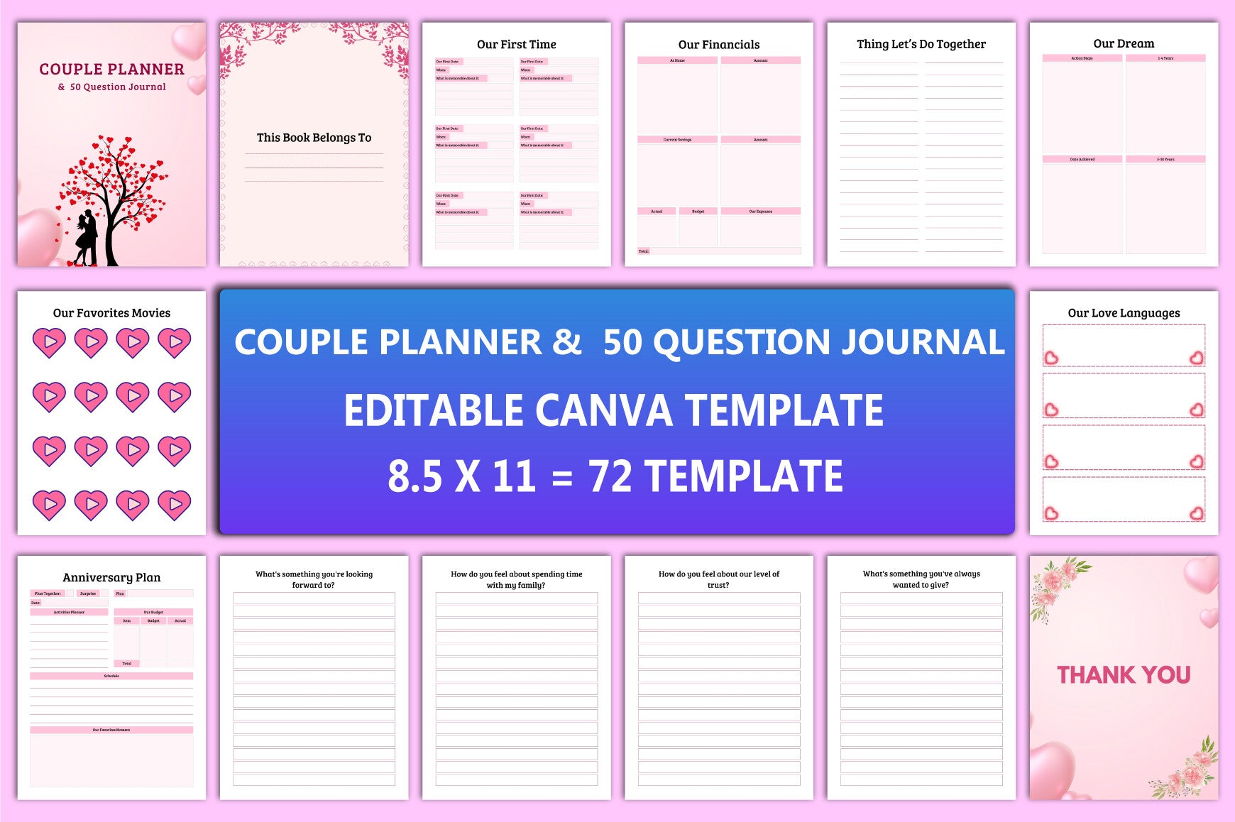 Couple's 50 Question Planner