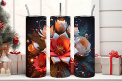 Flower Tumbler Wrap Bundle 9 - CraftNest - Digital Crafting and Art