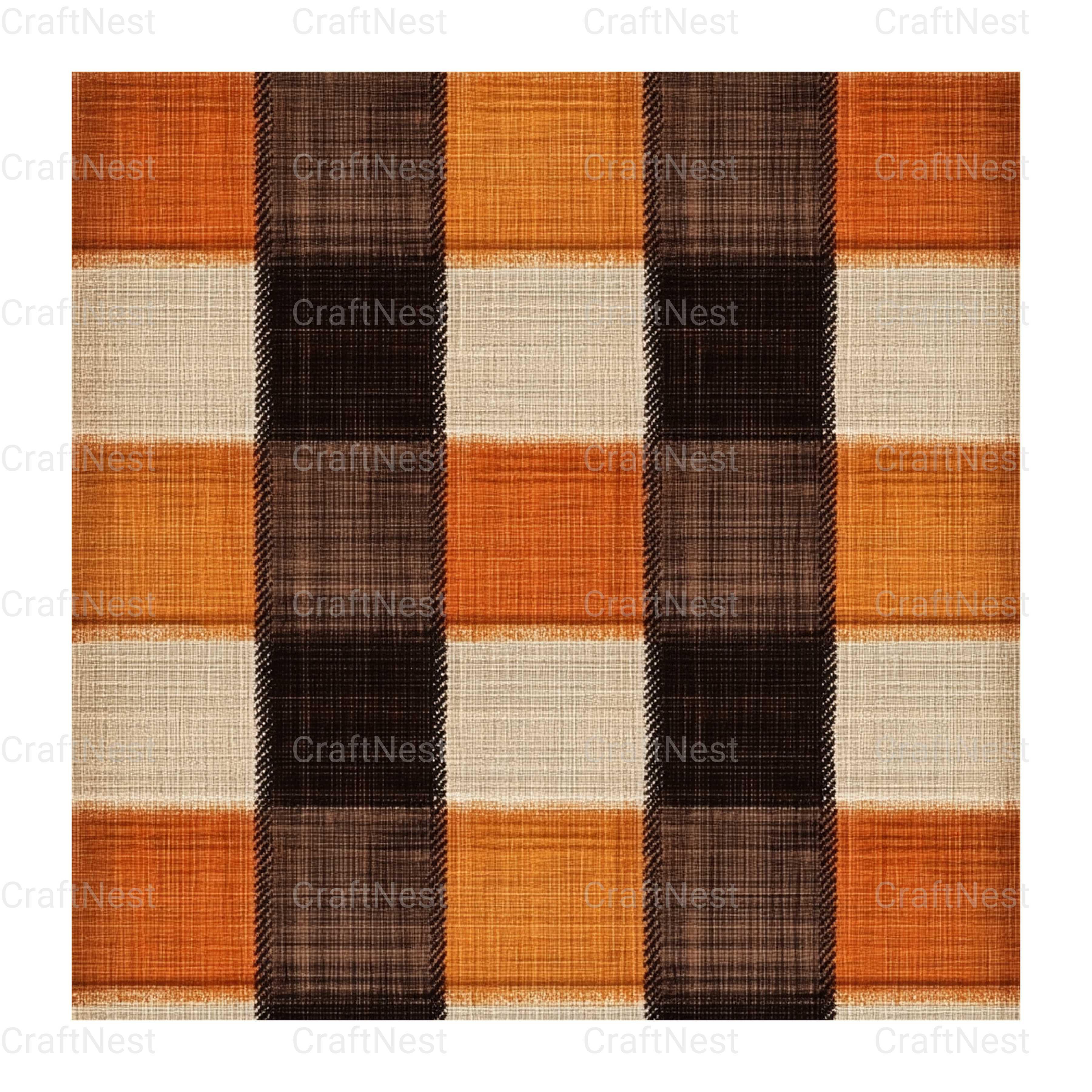 Fall Plaid Linen Clipart Bundle - CraftNest - Digital Crafting and Art