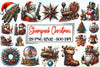 Steampunk Christmas Clipart Bundle