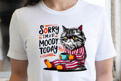 Cat Drinking Coffee Clipart Bundle - CraftNest - Digital Crafting and Art