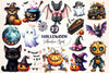Cute Halloween Clipart Bundle