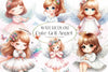 Cute Girl Angel Clipart Bundle