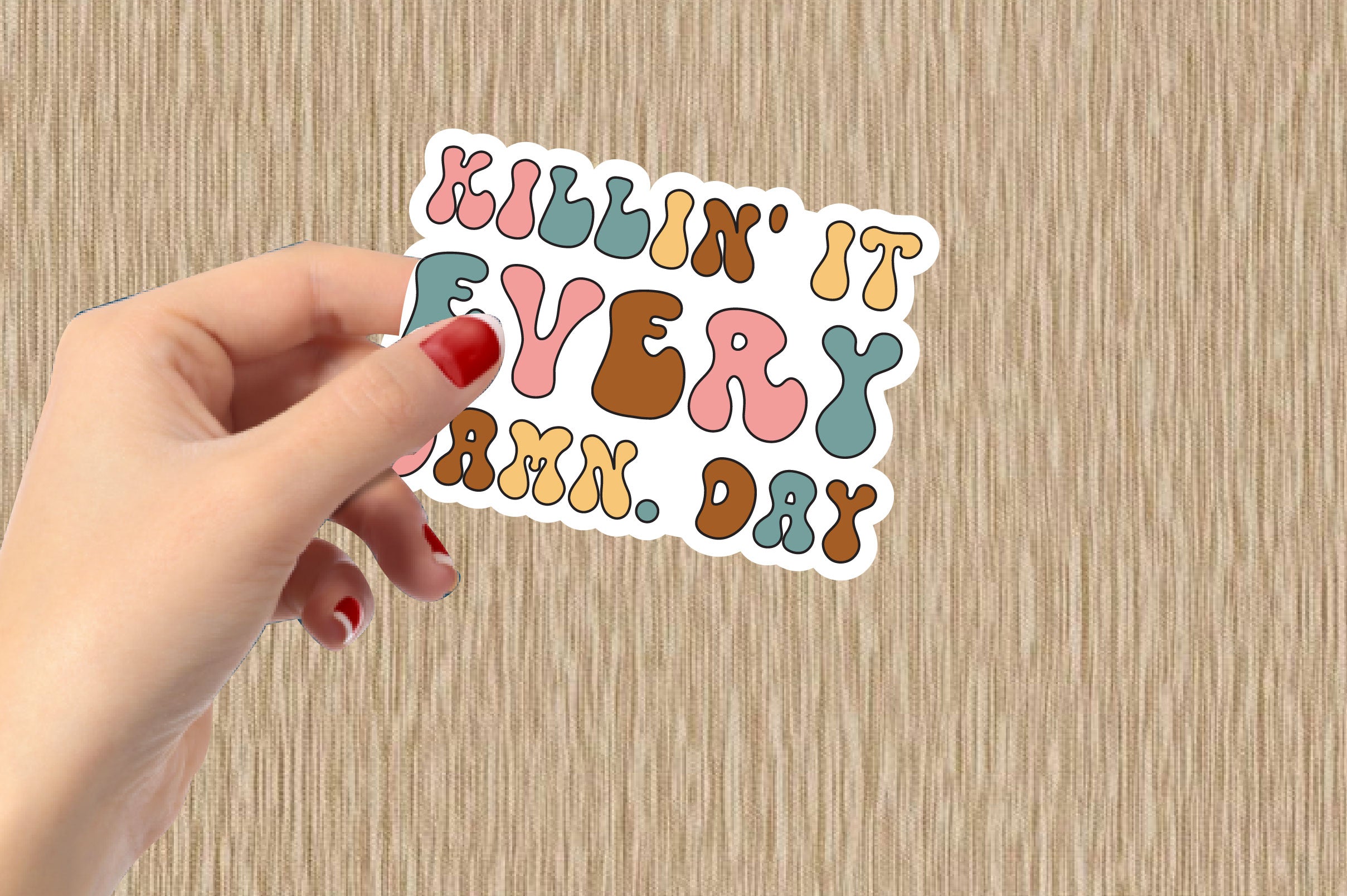 Motivational Retro Sticker Bundle - CraftNest - Digital Crafting and Art