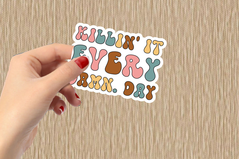 Motivational Retro Sticker Bundle - CraftNest - Digital Crafting and Art