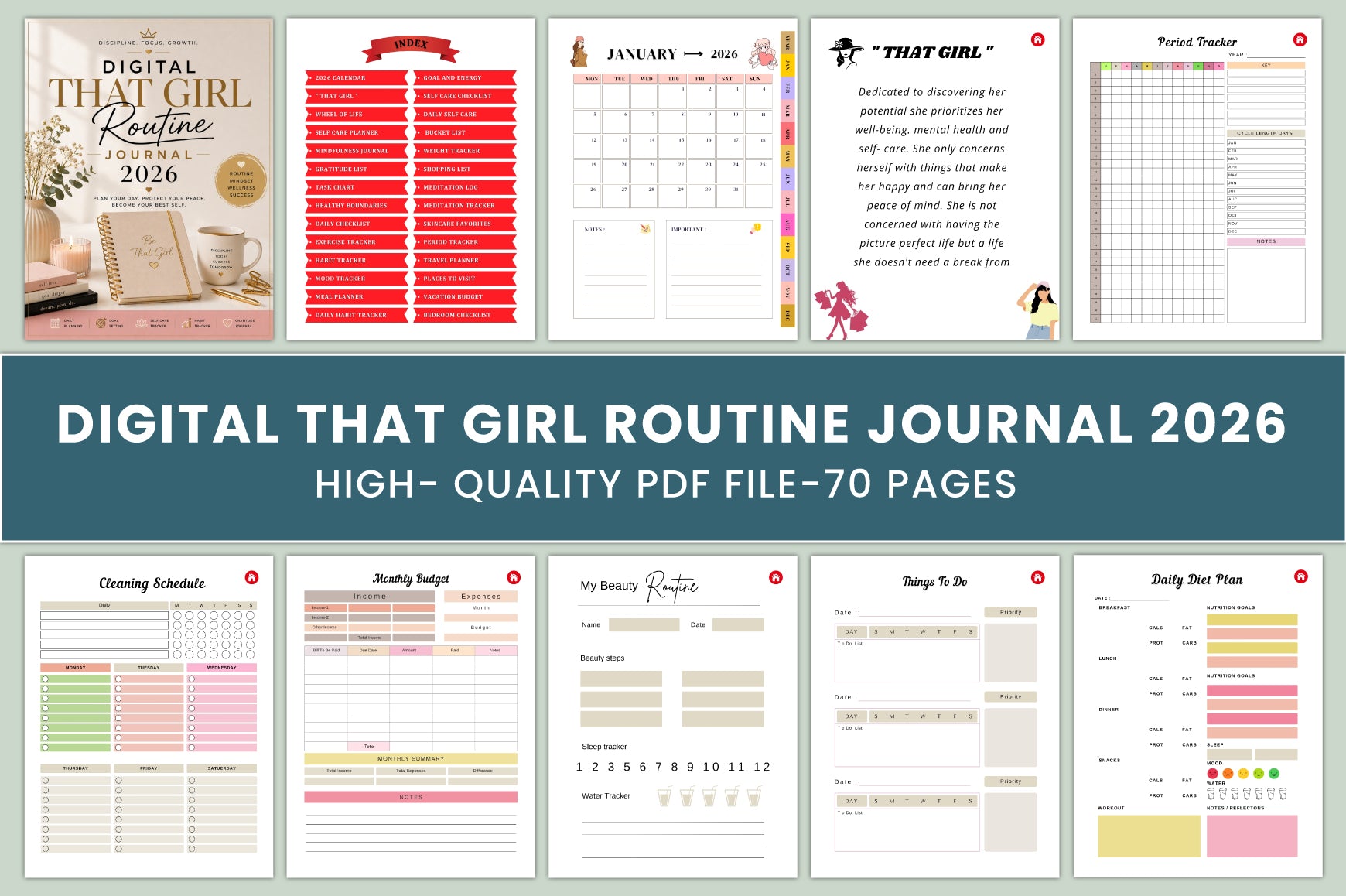 That Girl Routine Journal