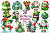 Green Christmas Clipart Bundle 5