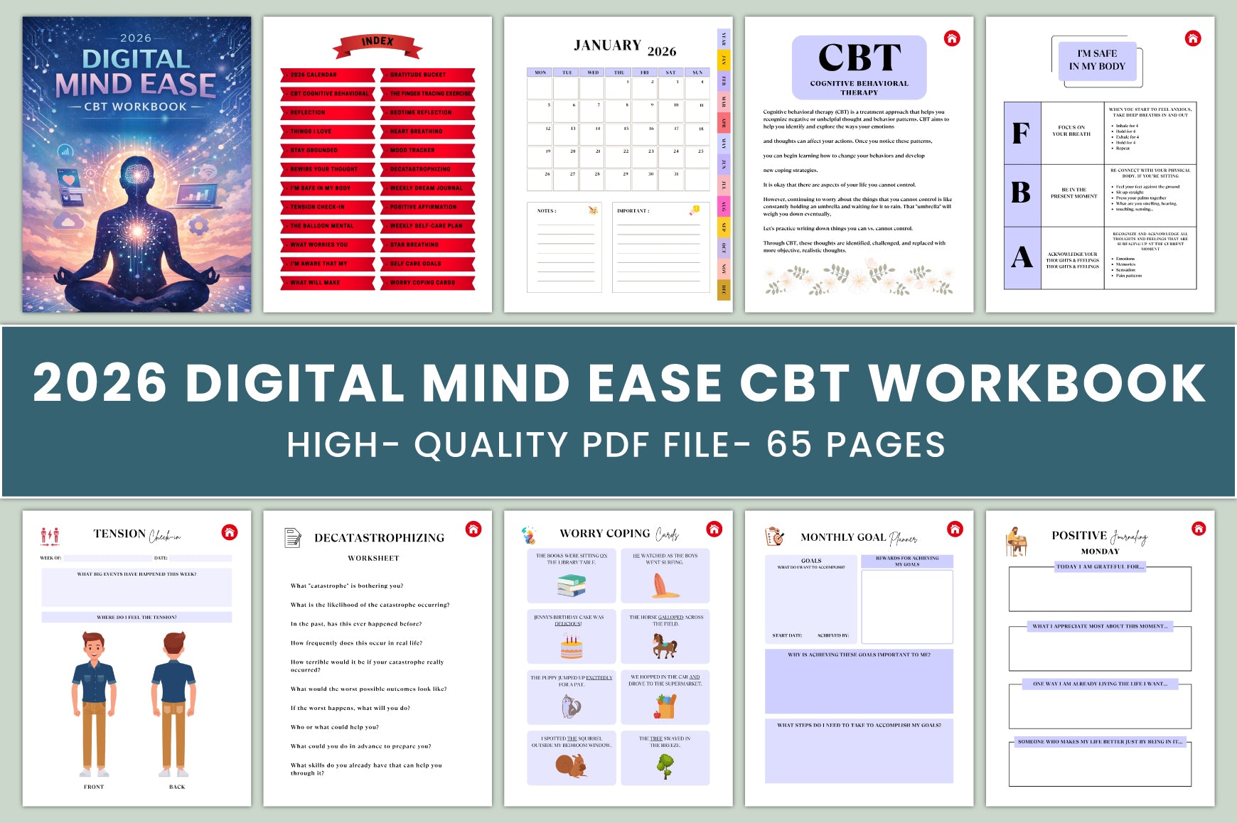 Mind Ease CBT Book