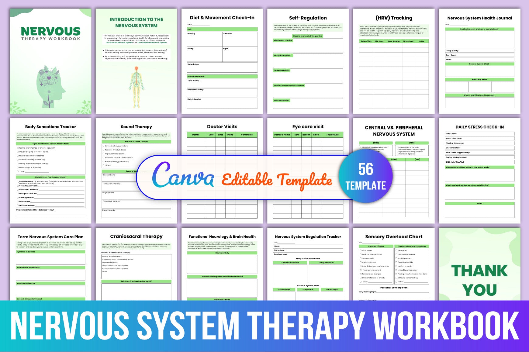Nervous System Therapy Workbook