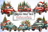 Christmas Truck Clipart Bundle 11
