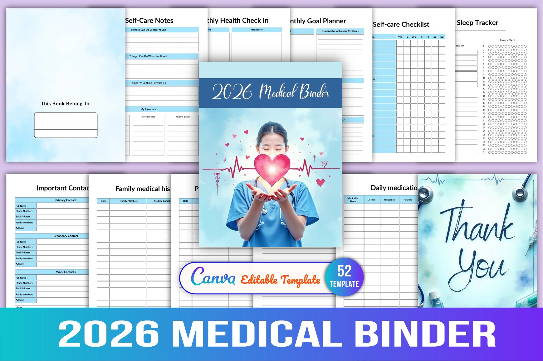 Medical Binder Planner for Organization
