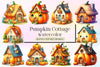 Pumpkin Cottage Clipart Bundle 2