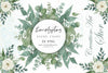 Boho Flower Greenery Bouquet Clipart Bundle