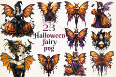 Halloween Fairy Gothic Fairy Clipart Bundle - CraftNest - Digital Crafting and Art