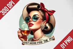 Just Here For The Tea Clipart Bundle 4 - CraftNest - Digital Crafting and Art