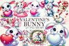 Valentine's Bunny Clipart Bundle 2