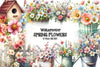 Spring Flowers Clipart Bundle