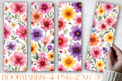 Spring Flower Bookmark Design - CraftNest - Digital Crafting and Art