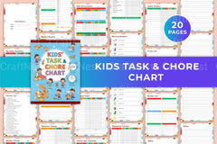 Kids Task Chore Chart for Easy Organization - CraftNest - Digital Crafting and Art