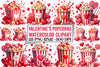 Valentine's Popcorn Clipart Bundle