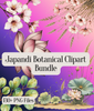 Japandi Botanical Clipart Bundle