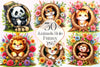 Funny Animals Hole Clipart Bundle 1