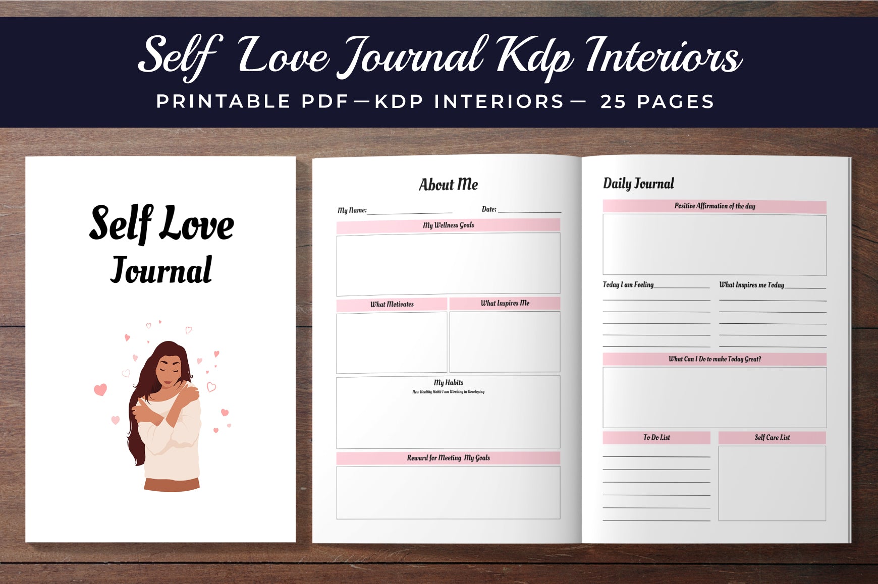 Self Love Journal: Enhance Your Wellbeing