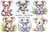 Mother's Day Koala Clipart Bundle