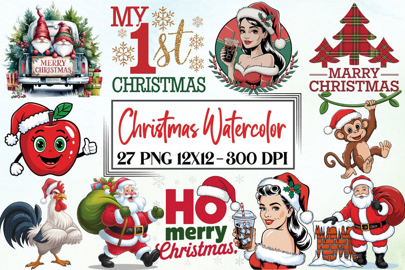 Christmas Clipart Bundle - CraftNest - Digital Crafting and Art