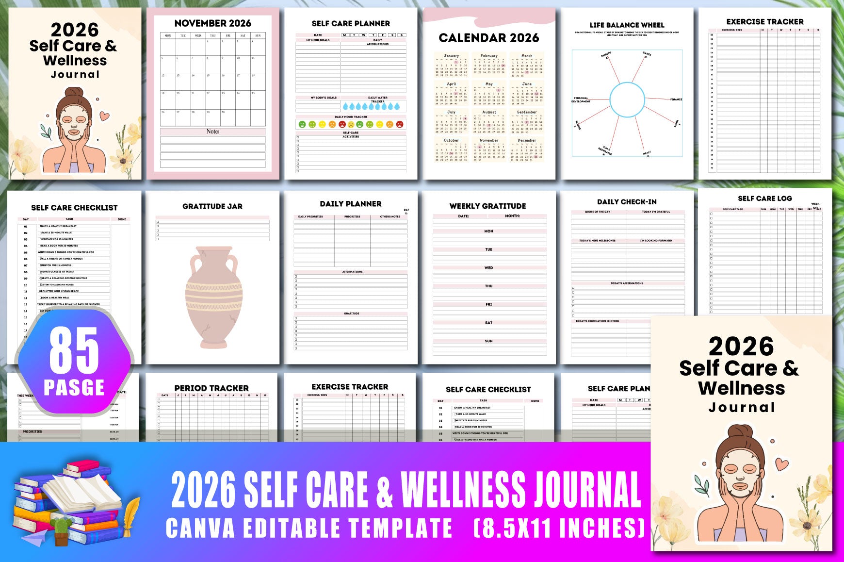 Self-Care Wellness Journal
