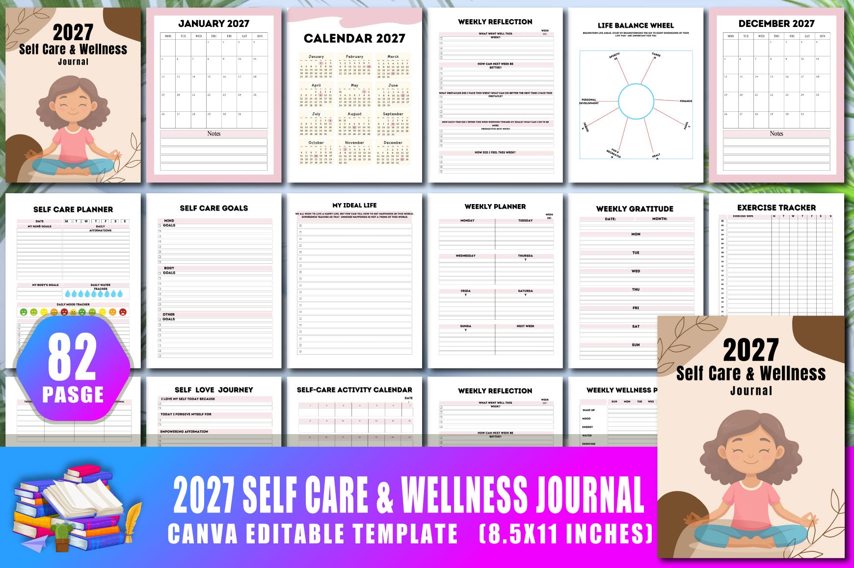Self Care Wellness Journal