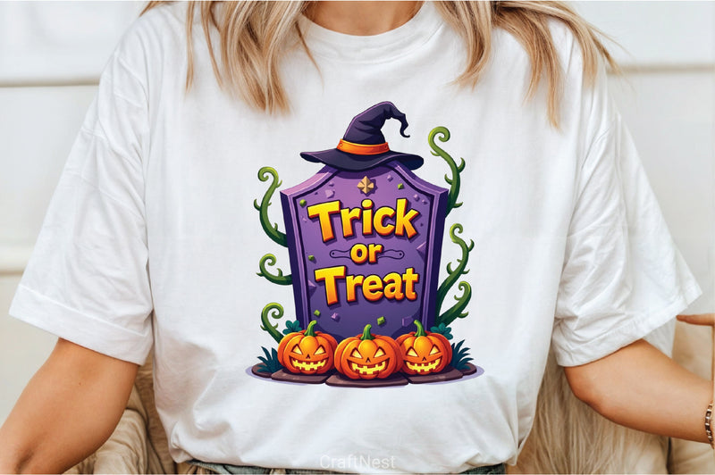 Halloween Ghost Pumpkin Clipart Bundle - CraftNest - Digital Crafting and Art