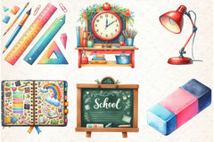 School Clipart Bundle - CraftNest - Digital Crafting and Art