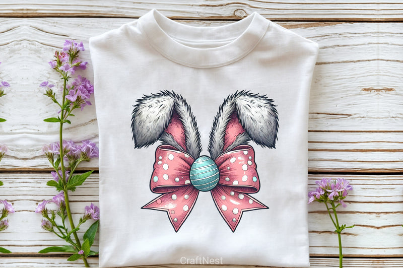 Retro Easter Bunny Ears Clipart Bundle - CraftNest - Digital Crafting and Art