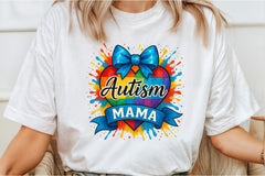 Autism Mama Shirt Clipart Bundle - CraftNest - Digital Crafting and Art