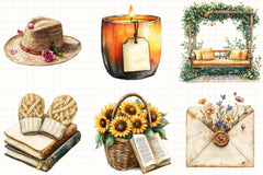 Autumn Clipart Set - CraftNest - Digital Crafting and Art
