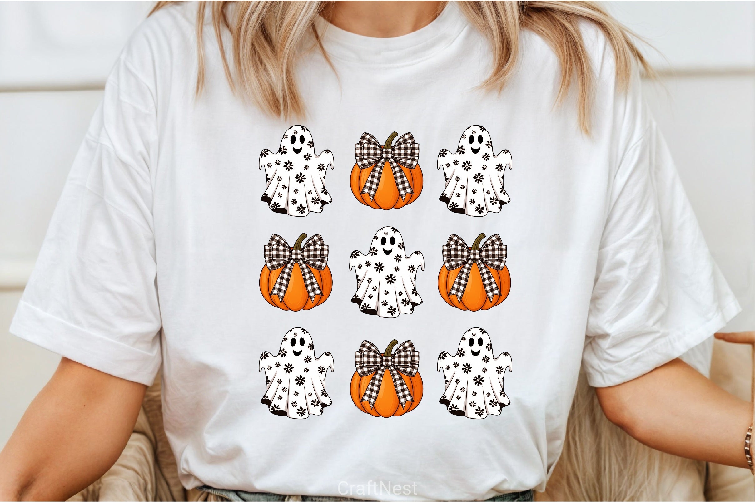 Pumpkins & Ghosts Clipart Bundle - CraftNest - Digital Crafting and Art