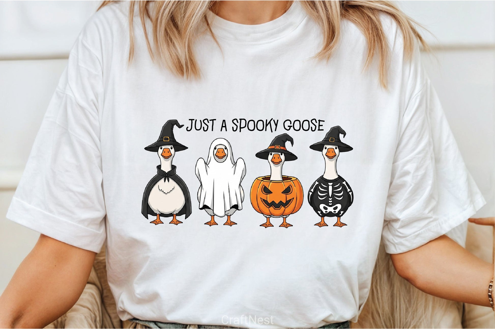 Spooky Goose Halloween Clipart Bundle - CraftNest - Digital Crafting and Art